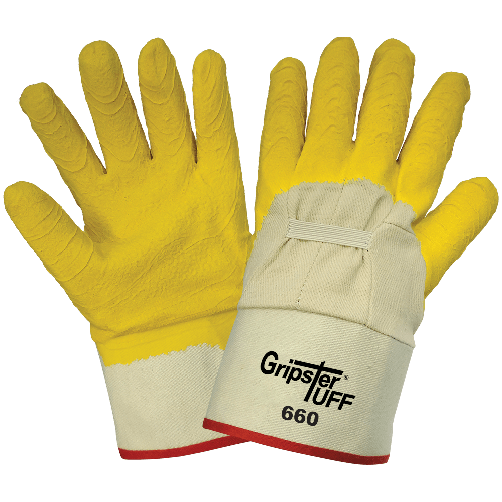 Rubber-Dipped Gloves 660 (Dozen Pair)