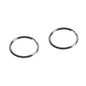 HILLMAN Tempered Steel Silver Split Rings/Cable Rings Key Ring