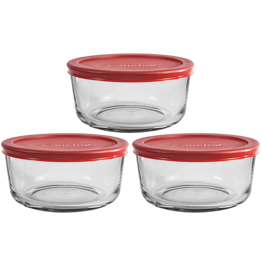 Anchor Hocking Clear Food Storage Container Set 1 pk