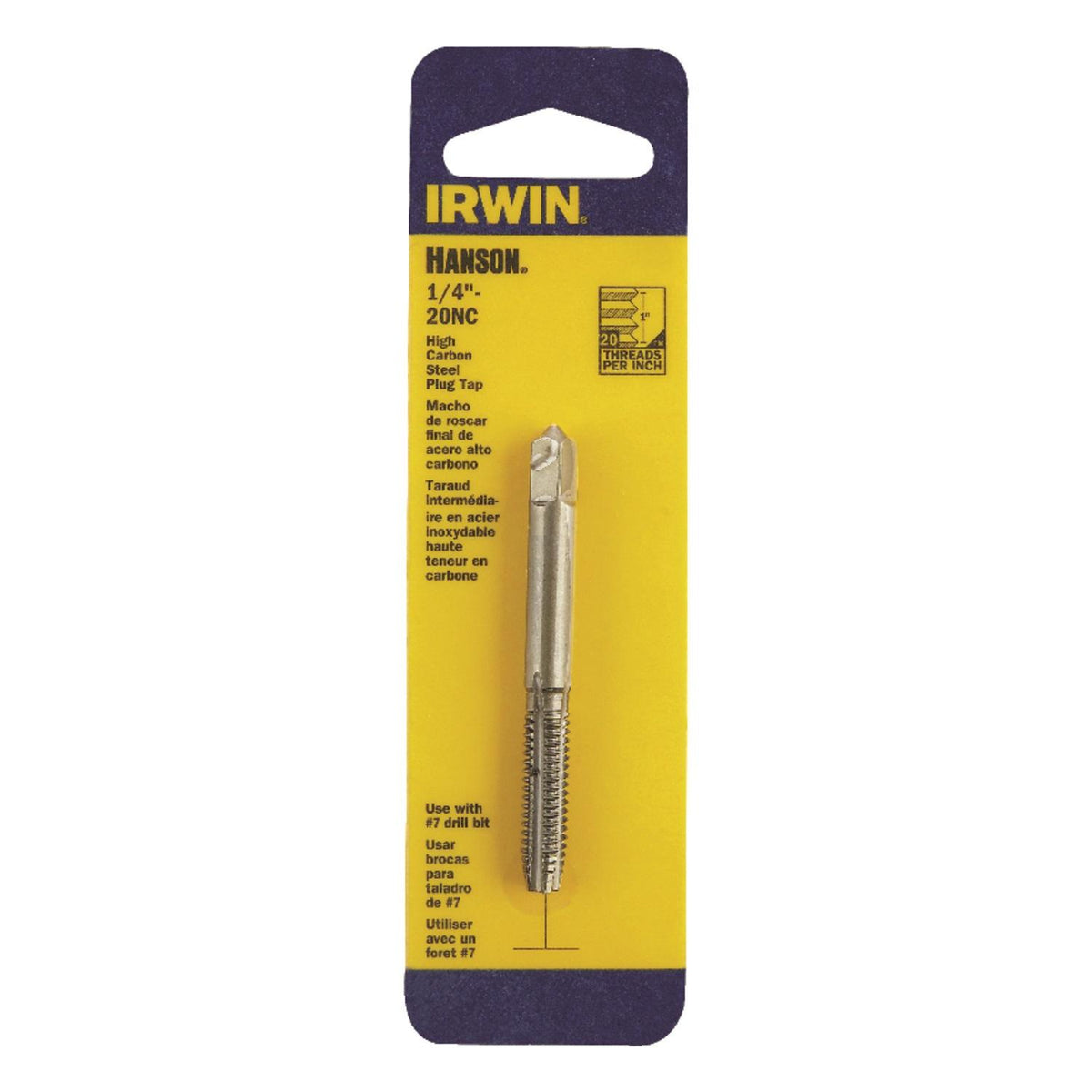 Tap Plug 1/4"-20Nc C