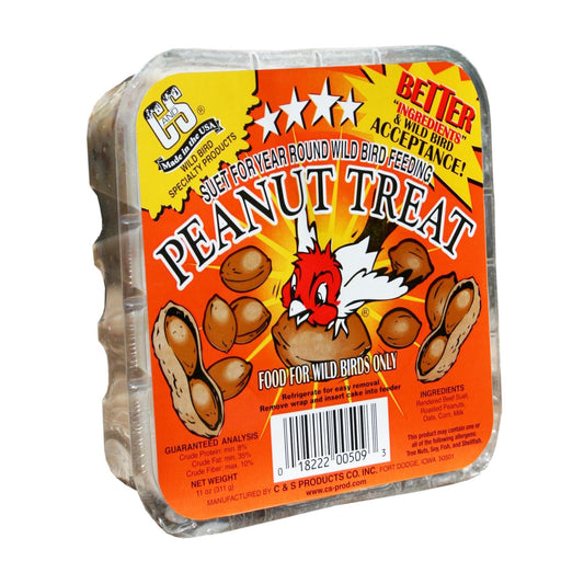 C&S Products Peanut Treat Wild Bird Food 11 oz