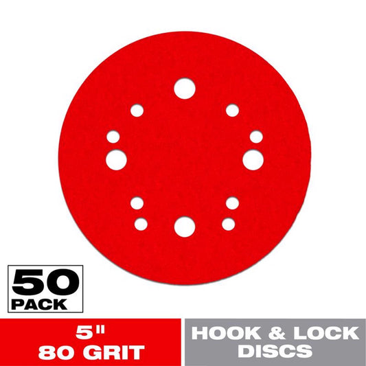 SAND DISC 5" 80G 50PK