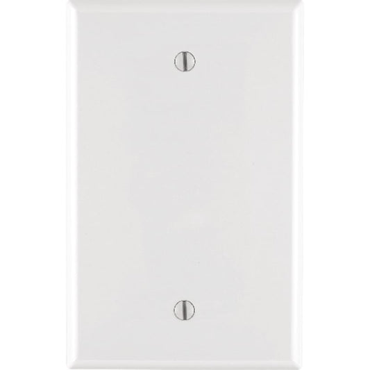Leviton White 1 gang Nylon Blank Wall Plate 1 pk