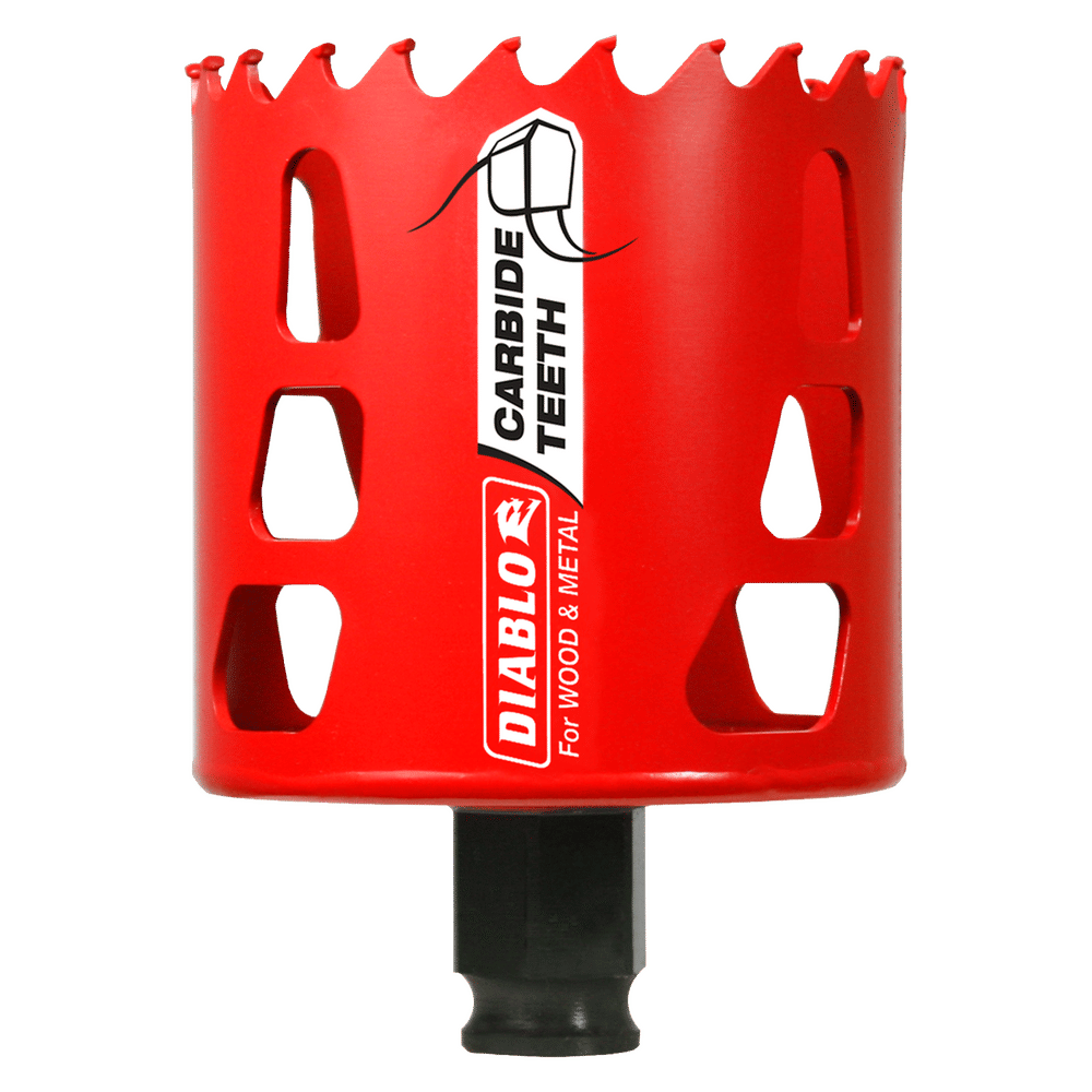 Diablo Snap-Lock Plus 2-5/8 in. Carbide Tipped 2-3/8 in. L X 3/8 in. D Hole Saw