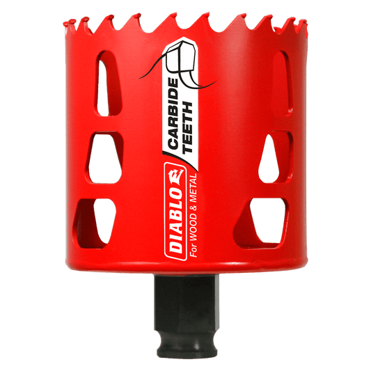 Diablo Snap-Lock Plus 2-5/8 in. Carbide Tipped 2-3/8 in. L X 3/8 in. D Hole Saw