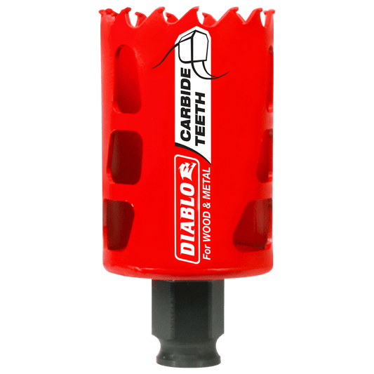 Diablo Snap-Lock Plus 1-3/4 in. Carbide Tipped 2-3/8 in. L X 3/8 in. D Hole Saw