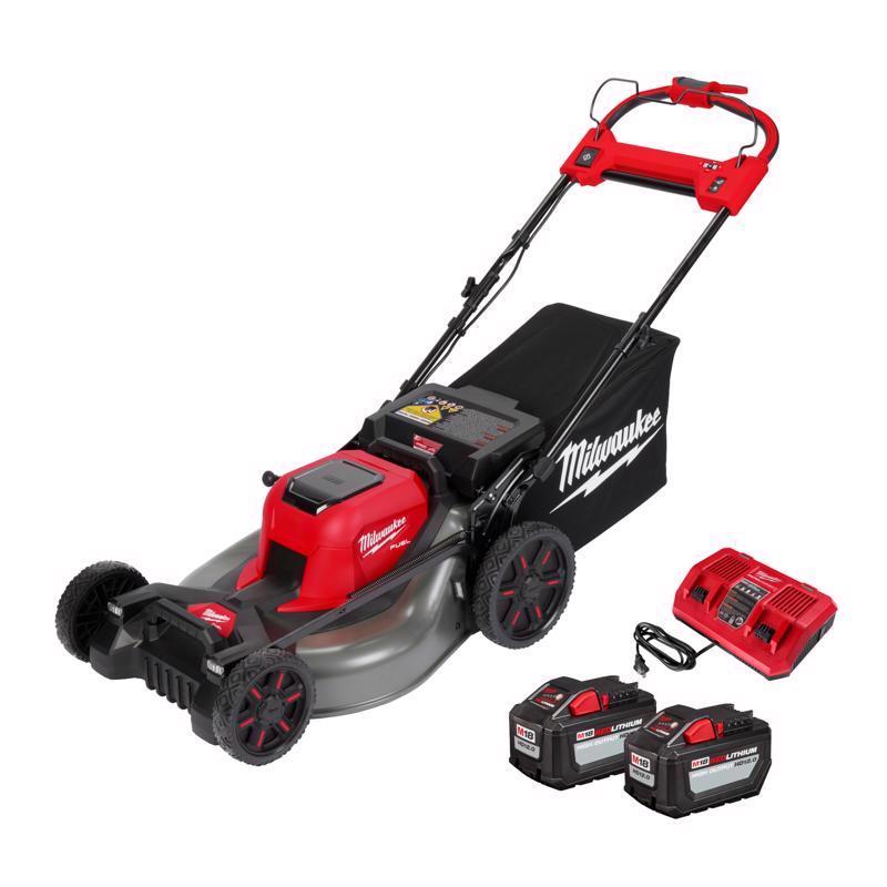 Milwaukee M18 FUEL 2823-22HD 21 in. 18 V Battery Self-Propelled Lawn Mower Kit (Battery & Charger)