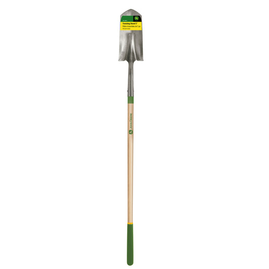 John Deere 57.25 in. Steel Trenching Shovel Wood Handle