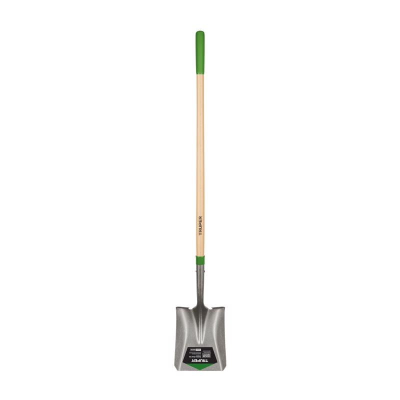 Truper 58 in. Steel Square Transfer Shovel Wood Handle