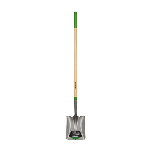 Truper 58 in. Steel Square Transfer Shovel Wood Handle