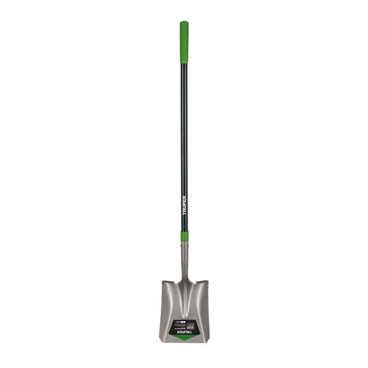 Truper Tru-Tough 57 in. Steel Square Transfer Shovel Fiberglass Handle