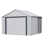 Arrow Murryhill 12 ft. x 10 ft. Steel Horizontal Peak Garage without Floor Kit