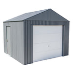Sojag Everest 12 ft. x 10 ft. Steel Horizontal Peak Garage without Floor Kit