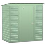 Arrow Select 6 ft. x 4 ft. Metal Horizontal Pent Storage Shed without Floor Kit