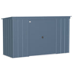 Arrow Classic 10 ft. x 4 ft. Metal Peak Storage Shed Without Floor Kit