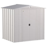 Arrow Classic 6 ft. x 5 ft. Metal Vertical Peak Storage Shed without Floor Kit