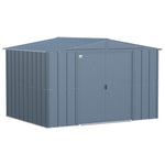 Arrow Classic 10 ft. x 8 ft. Metal Vertical Peak Storage Shed without Floor Kit