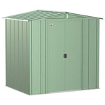 Arrow Classic 6 ft. x 5 ft. Metal Vertical Peak Storage Shed without Floor Kit