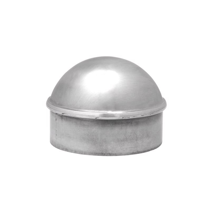 YardGard Silver Aluminum Post Cap 1 pk