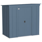 Arrow Classic 6 ft. x 4 ft. Metal Peak Storage Shed without Floor Kit