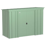 Arrow Classic 8 ft. x 4 ft. Metal Peak Storage Shed without Floor Kit
