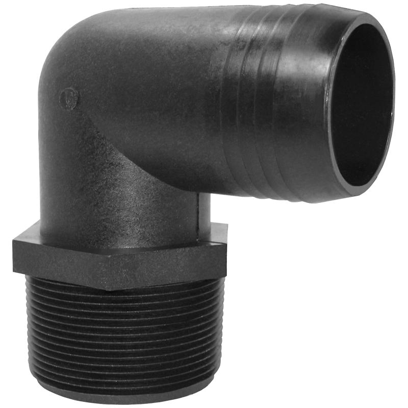 Green Leaf Polypropylene 1 in. D X 1 in. D Hose Elbow 1 pk