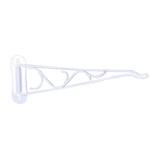 Living Accents White Steel 10 in. H Swivel Plant Hook 1 pk