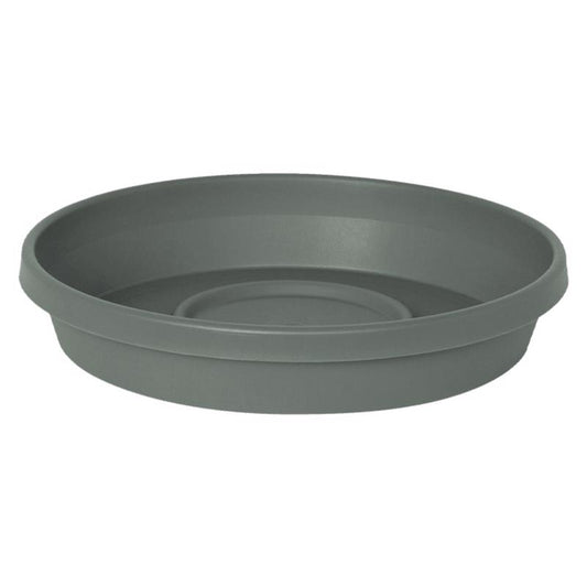 Bloem Terra 2.5 in. H X 13 in. W X 11.25 in. D Plastic Traditional Plant Saucer Basil