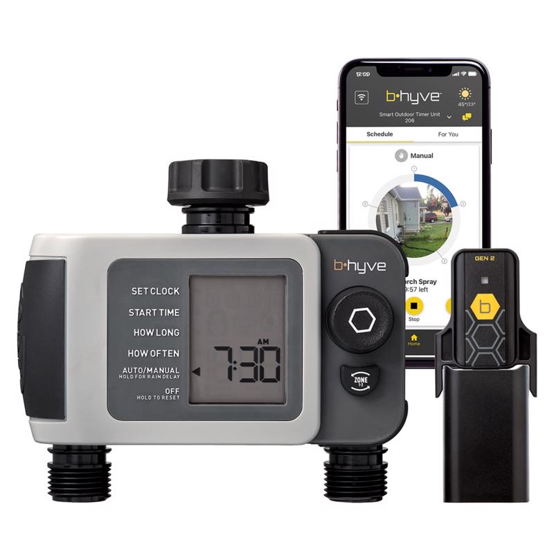 Orbit Byhve Programmable 2 Zone WiFi Hose Faucet Timer