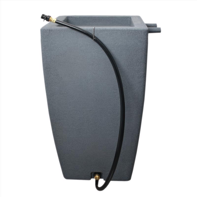 Algreen Madison Charcoal 49 gal Rain Barrel Polyethylene