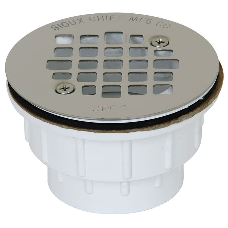 Sioux Chief 2 in. D PVC Shower Drain
