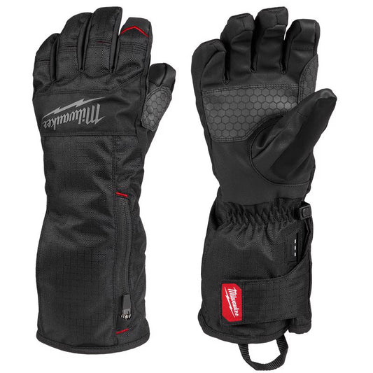 Milwaukee XXL Polyester Heated Black Heated Gloves Battery