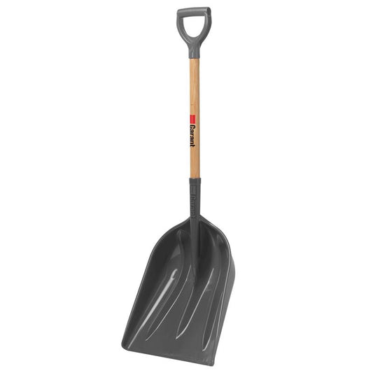 Garant 46 in. Plastic Scoop Shovel Wood Handle