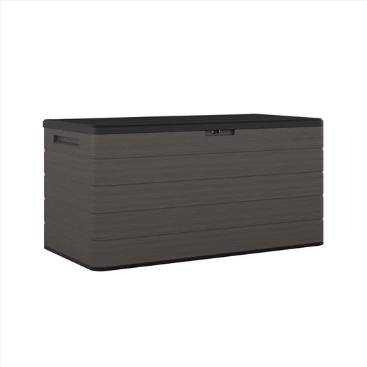 Suncast 58 in. W X 29 in. D Charcoal Plastic Deck Box 170 gal