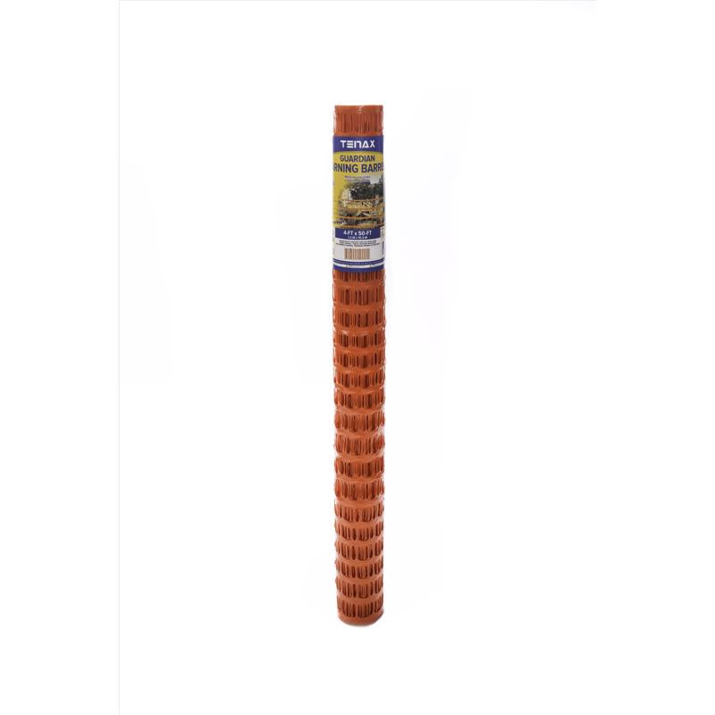 Tenax 4 ft. H X 50 ft. L Polyethylene Guardian Warning Barrier Orange