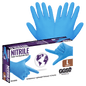 3.5 Mil Nitrile Disposable Gloves, Blue, Powder Free (Case — 10 box)