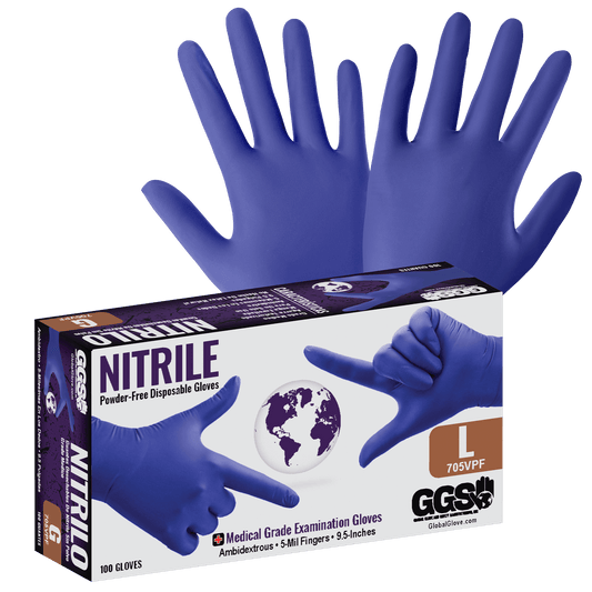 Nitrile Gloves 705VPF-M (Case of 10 Box)