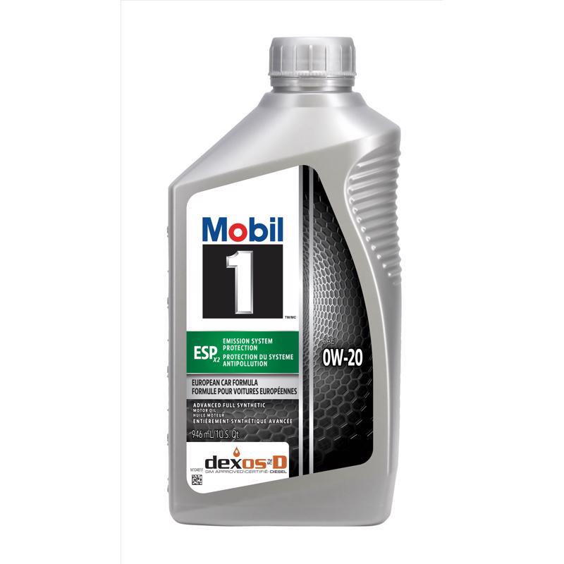 Mobil 1 Advance Fuel Economy 0W-20 Gasoline Synthetic Engine Oil 1 qt