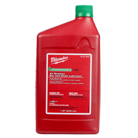 Milwaukee Biodegradable Bar and Chain Oil 1 qt