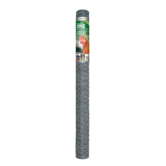 YardGard 36 in. H X 25 ft. L Galvanized Steel Fencing 1 in. X 1 in. in.