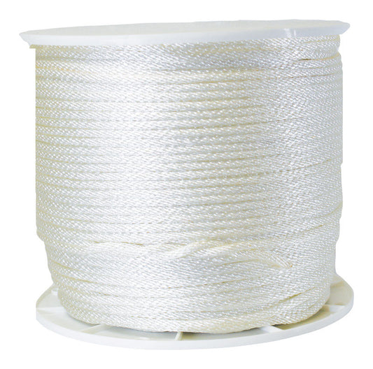 Koch Industries 1/4 in. D X 1000 ft. L White Solid Braided Nylon Rope