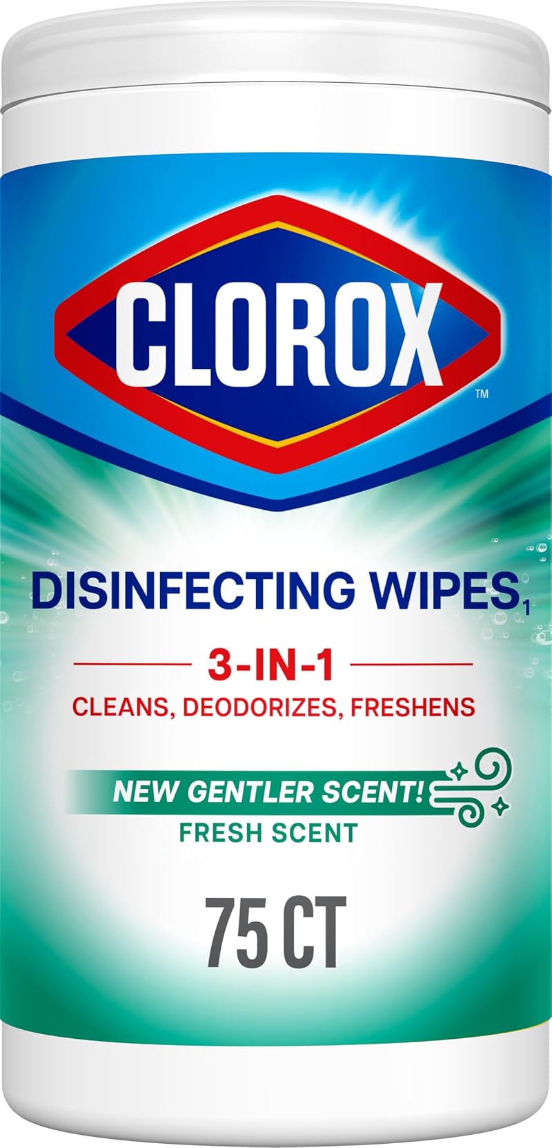 CLOROX WPS FRSHSCNT 75PK