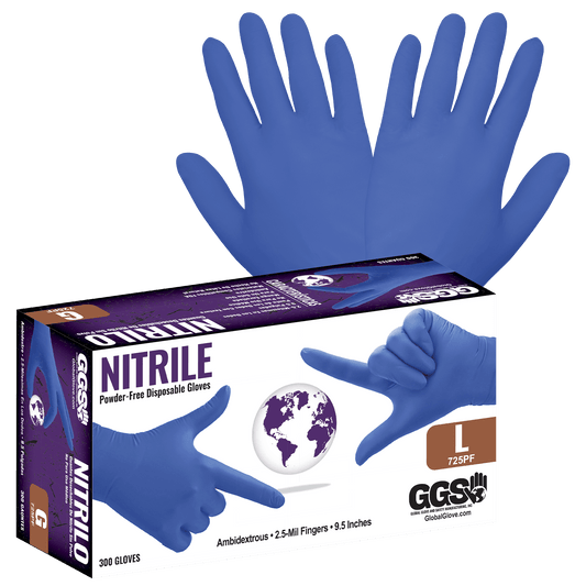 Nitrile Gloves 725PF-S (Case of 10 Box)