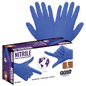 2.5 Mil Nitrile Disposable Gloves, Violet, Powder Free (Case — 10 box)