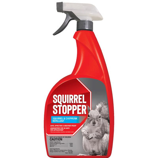 Squirrel Stopper Animal Repellent Liquid For Squirrels 32 oz