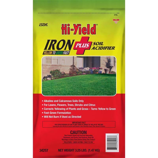 Hi-Yield Iron Plus Soil Acidifier Soil Acidifier Plus Iron 5000 sq ft 3.25 lb