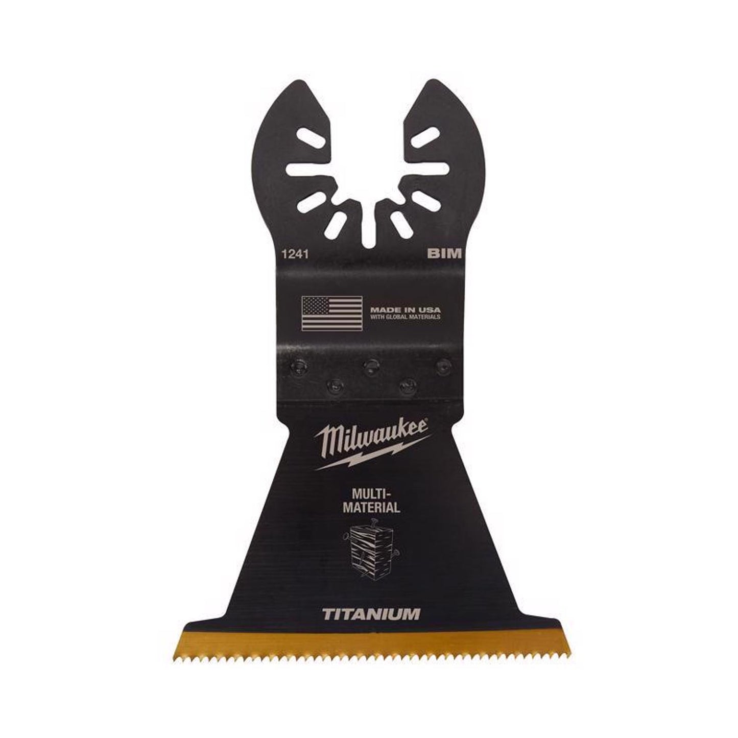 Milwaukee Universal Fit Open-Lok 2-1/2 in Bi-Metal Multi-Material Oscillating Blade Mfr 49-25-1241
