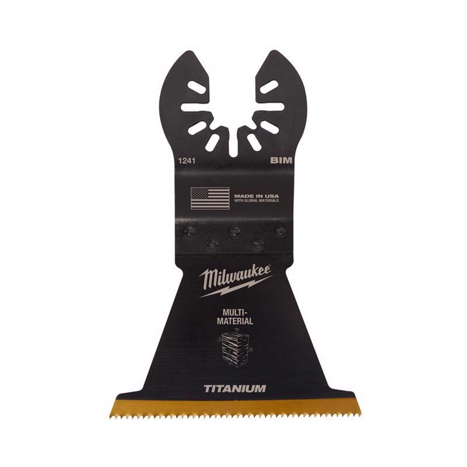 Milwaukee Universal Fit Open-Lok 2-1/2 in Bi-Metal Multi-Material Oscillating Blade Mfr 49-25-1241