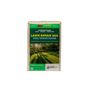 Rhino Seed EZ-Straw Assorted Sun or Shade Seed/Fertilizer/Mulch Repair Kit 28 lb MLEZSUNSHADE