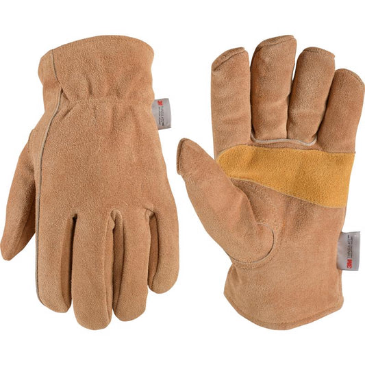 Wells Lamont Men's Outdoor Heavy Duty Gloves Brown L 1 pk